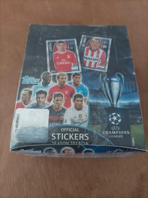 Topps Champions League 2015/16, 1 box fermé, Hobby & Loisirs créatifs, Autocollants & Images, Comme neuf, Enlèvement ou Envoi