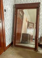 antieke schouwspiegel, Antiek en Kunst, Ophalen, Rechthoekig, 100 tot 150 cm, 150 tot 200 cm