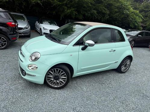 Fiat 500C Groen Beige Dak Navigaties Auto Airconditioning 62, Auto's, Fiat, Bedrijf, 500C, ABS, Airbags, Airconditioning, Bluetooth