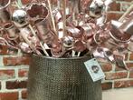🎄ROBUUSTE VAAS +8 TAKKEN"  ROSÉ METALLIC-KERST INTERIEUR, Diversen, Kerst, Ophalen, Nieuw