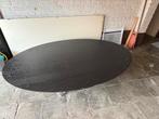 Ovalen tafelblad 180cm te koop, Huis en Inrichting, Ophalen, Gebruikt, 100 tot 150 cm, Vijf personen of meer