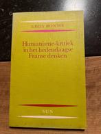 Humanisme-kritiek in het hedendaagse Franse denken, Livres, Philosophie, Général, Utilisé, Enlèvement ou Envoi, Eddy Borms
