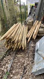 Houten palen, Tuin en Terras, Ophalen, Palen, Zo goed als nieuw, Hardhout