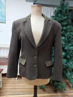 Engelse vintage stijl wollen blazer khaki maat 40, Kleding | Dames, Maat 38/40 (M), Kostuum of Pak, Overige kleuren, Ophalen of Verzenden
