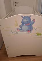 Lit pour bébé avec matelas et commode sous le lit, Enlèvement, Utilisé, Sommier à lattes