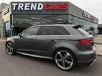AUDI RS3 SPORTBACK 2.5TFSI QUATTRO AUTO. TOIT PANO B&O CUIR, Automaat, 5 zetels, Zilver of Grijs, 2480 cc
