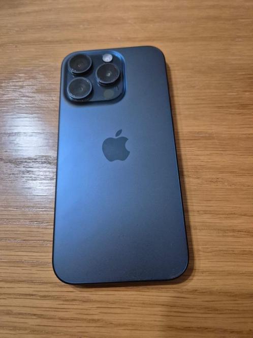 iPhone 15 Pro 128gb Blauw Titanium Zo goed als Nieuw, Télécoms, Téléphonie mobile | Apple iPhone, Comme neuf, 128 GB, Sans abonnement