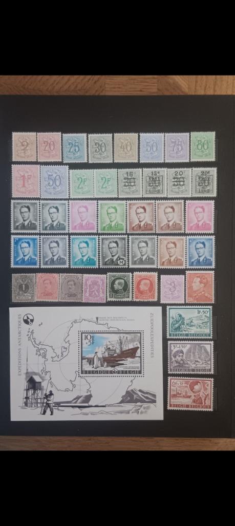 Verzameling Belgische postzegels 20-21e eeuw, Postzegels en Munten, Postzegels | Europa | België, Postfris, Zonder stempel, Niet gestempeld