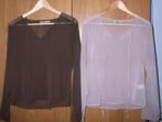 2 blouses beige et brune taille S, Kleding | Dames, Blouses en Tunieken, Fransa, Beige, Nieuw, Ophalen of Verzenden