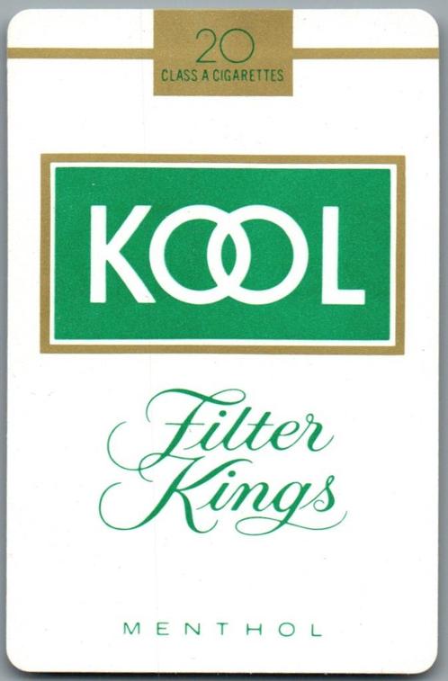 speelkaart - LK12380 - Kool, filter kings, Verzamelen, Speelkaarten, Jokers en Kwartetten, Zo goed als nieuw, Speelkaart(en), Verzenden