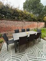 Set de jardin à vendre, Jardin & Terrasse, Ensembles de jardin, Chaise, Salons de jardin, Comme neuf, 8 places