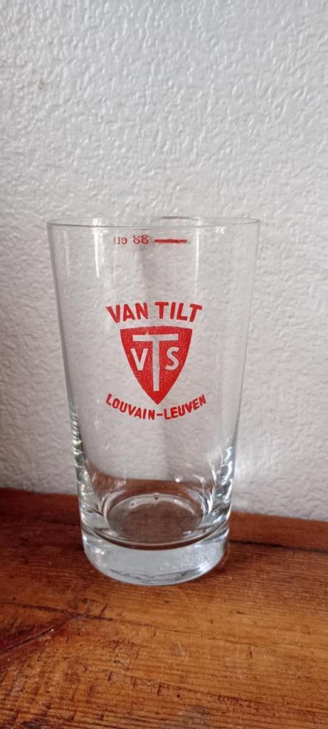 Brasserie bier antiek glas van Tilt Soeurs, Verzamelen, Biermerken, Gebruikt, Glas of Glazen, Overige merken, Ophalen of Verzenden
