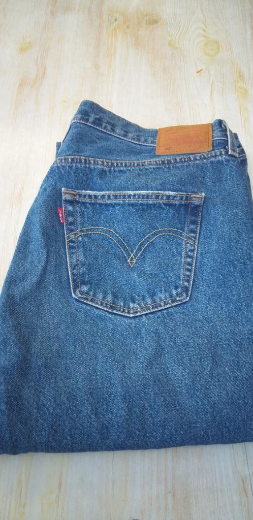 Levi's jeans 501 dames W34 L 30, Kleding | Dames, Broeken en Pantalons, Zo goed als nieuw, Maat 42/44 (L), Blauw, Ophalen of Verzenden