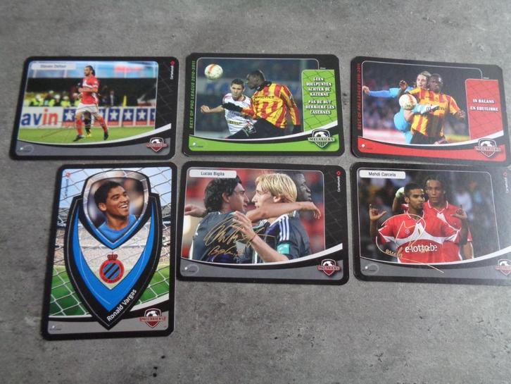 VOETBAL KAARTEN   MEGAKICKS 2010/11    6X  ***************, Hobby en Vrije tijd, Stickers en Plaatjes, Ophalen of Verzenden