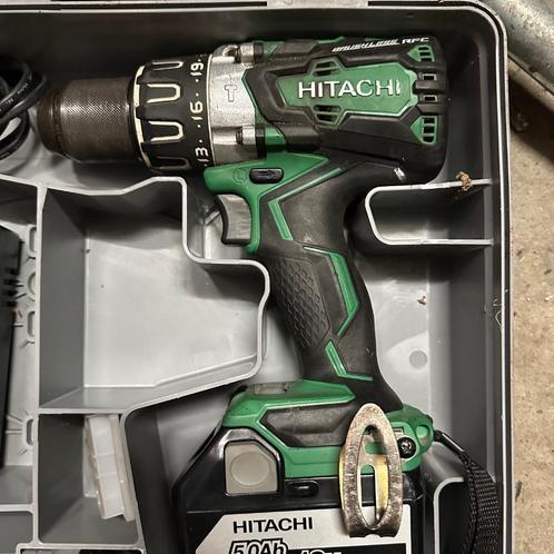 Hitachi Hikoki 18v boor schroefmachine, Doe-het-zelf en Bouw, Gereedschap | Boormachines, Zo goed als nieuw, Boor- en Schroefmachine