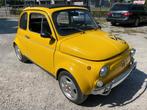 Fiat 500 Abarth 499cc Sunroof Gerestaureerd Oldtimer '72, Auto's, Fiat, 4 zetels, Zwart, 499 cc, Zwart