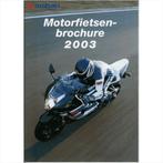 Suzuki Motoren Brochure 2003 #1 Nederlands, Livres, Autos | Brochures & Magazines, Utilisé, Enlèvement ou Envoi