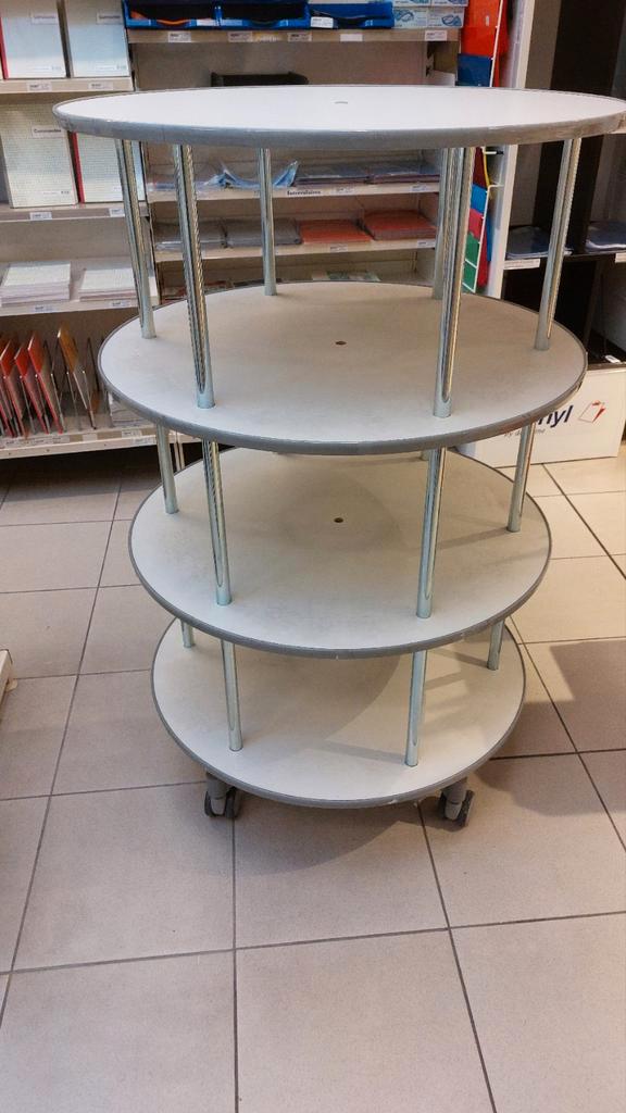 Carrousel rotatif 4 niveaux pour classeurs à levier – sur ro, Maison & Meubles, Accessoires pour la Maison | Étagères, Enlèvement