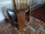 Klein 8-hoekig vintage bijzettafel, Ophalen, Gebruikt, 55 tot 75 cm, Overige vormen
