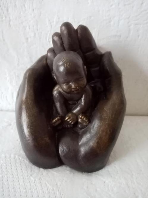Gipsen sculptuur van Yourin Artiom/Perkeo nr;255 jaren 70, Antiek en Kunst, Kunst | Beelden en Houtsnijwerken, Ophalen of Verzenden