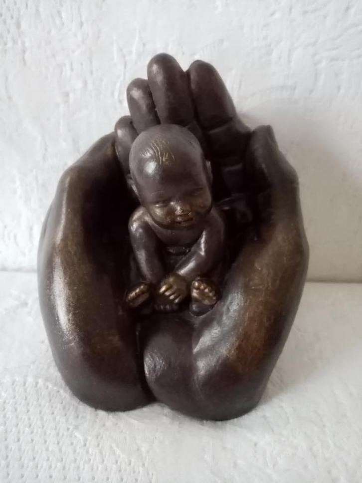 Gipsen sculptuur van Yourin Artiom/Perkeo nr;255 jaren 70, Antiek en Kunst, Kunst | Beelden en Houtsnijwerken, Ophalen of Verzenden