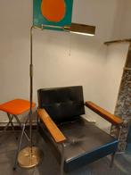 Mid-century messing vloerlamp, 1960s, Enlèvement, Utilisé, Métal ou Aluminium, Mid-century