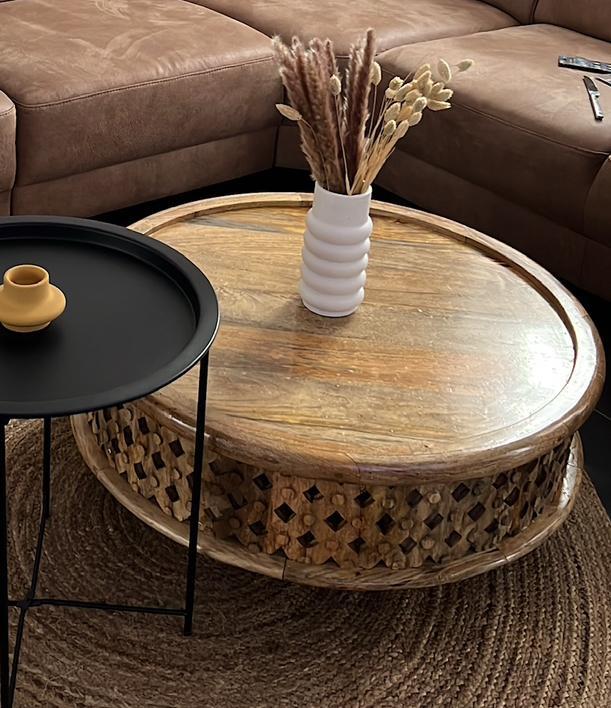 Salontafel, Maison & Meubles, Canapés | Coins salons complets, Utilisé, Bois, Enlèvement