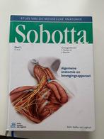 Sobotta: atlas de menselijke anatomie: deel 1 (5de druk), Utilisé, Enseignement supérieur professionnel, Enlèvement ou Envoi, Sobotta