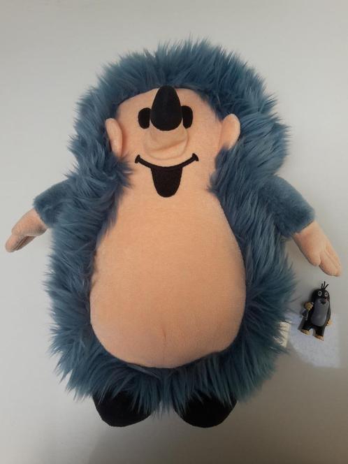 Vintage Molletje figuurtje + knuffel v.d. Egel, Zdeněk Miler, Verzamelen, Poppetjes en Figuurtjes, Zo goed als nieuw, Ophalen of Verzenden