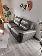 Canapé cuir 3 places avec fonction relax, Huis en Inrichting, Zetels | Zetels, Ophalen, Gebruikt, Driepersoons, Rechte bank