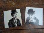 Charlie Chaplin print op hout, Ophalen of Verzenden, Zo goed als nieuw