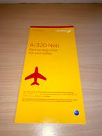 Iberia A320neo safety card, Ophalen of Verzenden, Zo goed als nieuw, Kaart, Foto of Prent