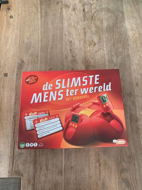 Bordspel De Slimste Mens ter wereld., Hobby en Vrije tijd, Gezelschapsspellen | Bordspellen, Zo goed als nieuw, Ophalen of Verzenden