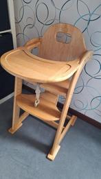 Evolutieve houten kinderstoel, Kinderen en Baby's, Kinderstoelen, Ophalen of Verzenden, Gebruikt, Meegroeistoel, Afneembaar eetblad