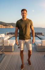 Scotch & Soda T-shirt met borstzak – Army Green – Maat L, Vêtements | Hommes, T-shirts, Enlèvement ou Envoi, Taille 52/54 (L)