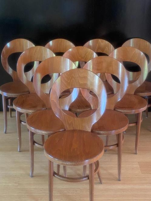 chaises Baumann, Modele Mouette,  84 - serie de 10 chaises, Antiek en Kunst, Antiek | Meubels | Stoelen en Sofa's, Ophalen