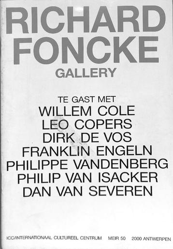 Belgische kunst 1979-1986 — ICC Anvers, jonge kunstenaars. beschikbaar voor biedingen