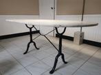 Marmeren tafel voor 6 personen, Ophalen of Verzenden, Zo goed als nieuw