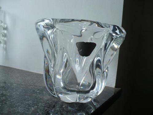 Va St Lambert heldere kristallen vaas gesigneerd, Antiek en Kunst, Antiek | Glaswerk en Kristal, Ophalen of Verzenden