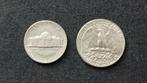 set Verenigde Staten  quarter dollar 1985+ 5 cents 1988, Ophalen of Verzenden, Zuid-Amerika, Setje