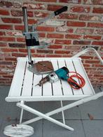 kleine boorstandaard en boormachine ., Doe-het-zelf en Bouw, Gereedschap | Boormachines, Ophalen, Gebruikt, Boormachine