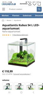 New aquarium Kubus 54L, Dieren en Toebehoren, Ophalen of Verzenden, Zo goed als nieuw