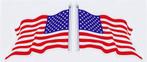 USA [Amerikaanse vlag] sticker set #1, Motoren, Verzenden