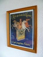 AFFICHE PUBLICITAIRE  « YACCO HUILES» DES ANNÉES 50/60, Enlèvement ou Envoi, Utilisé, Panneau publicitaire