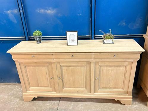 Louis-Philippe dressoir in ruw eikenhout AÉROGOMMÉ, Huis en Inrichting, Kasten | Dressoirs, Zo goed als nieuw, Eikenhout, Ophalen