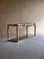 Vintage belgochrom messing sidetable, Huis en Inrichting, Ophalen of Verzenden, Zo goed als nieuw