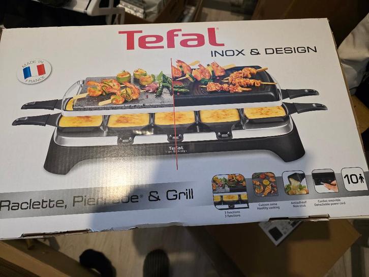 RACLETTE PIERRADE ET GRIL, Electroménager, Appareils à gourmet, Neuf, 8 personnes et plus, Enlèvement