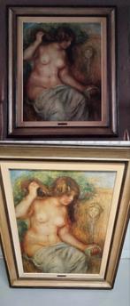 ✓Naar Auguste Renoir, "Vrouw bij de fontein" /Réplica, Antiek en Kunst, Ophalen