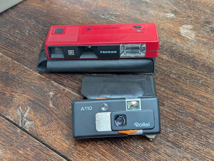 2 retro fototoestellen, Audio, Tv en Foto, Fotocamera's Analoog, Zo goed als nieuw, Ophalen of Verzenden