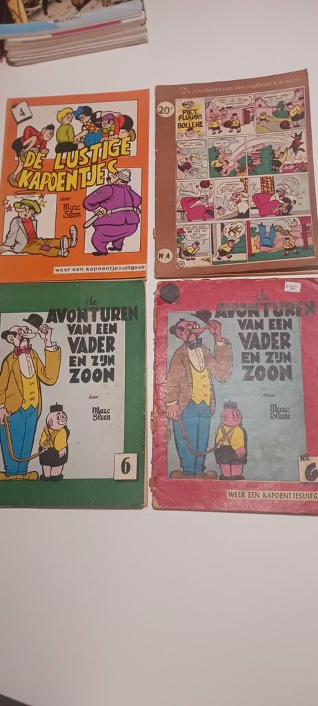 Marc sleen Lustige Kapoentjes De avonturen vader en zoon, Boeken, Stripverhalen, Ophalen of Verzenden